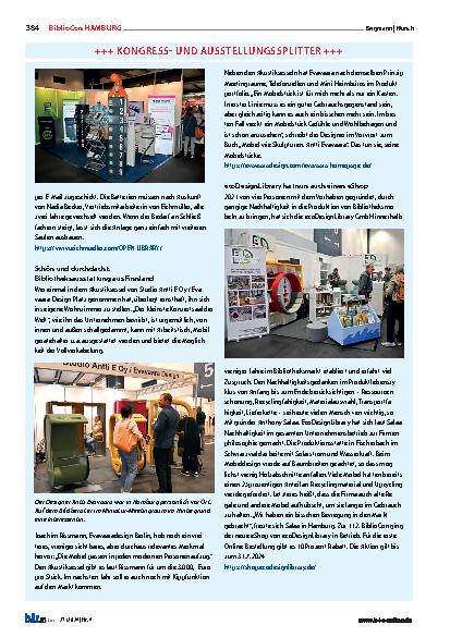 Vorschauseite 6: Kongress und Ausstellungssplitter +++