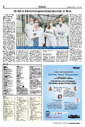 Vorschauseite 1: 30 Jahre Nierentransplantationszentrum in Jena