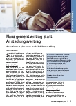 Vorschauseite 1: Managementvertrag statt Anstellungsvertrag: Alternativen zur klassischen Geschäftsführerbestellung