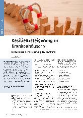 Vorschauseite 1: Resilienzsteigerung in Krankenhäusern: Maßnahmen zur Steigerung der Resilienz