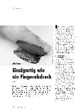 Vorschauseite 1: Einzigartig wie ein Fingerabdruck