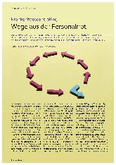 Vorschauseite 1: Krankenhauscontrolling: Wege aus der Personalnot