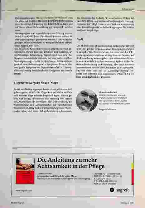Vorschauseite 4: Morbus Parkinson - Eine Herausforderung für die Pflege