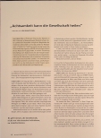 Vorschauseite 1: "Achtsamkeit kann die Gesellschaft heilen."