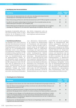 Vorschauseite 5: Evidenzbasierte Maßnahmen zur Prävention von Norovirusinfektionen bei Patienten mit deliranten und dementiellen Syndromen in Senioren-, Pflegeund medizinischen Einrichtungen