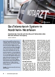 Vorschauseite 1: Das Tele-Notarzt-System in Nordrhein-Westfalen: Bundesweiter Vorreiter auf dem Weg zur flächendeckenden tele-notärztlichen Versorgung