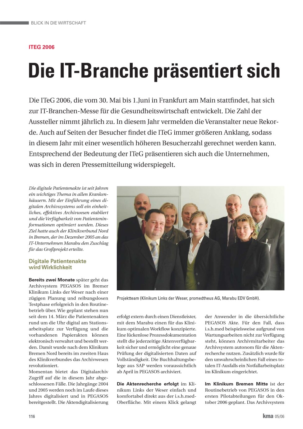 Vorschauseite 1: Die IT-Branche präsentiert sich