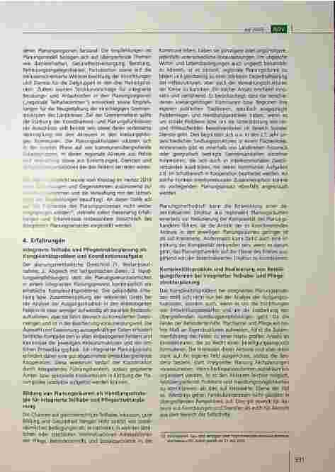 Vorschauseite 5: Integrierte Teilhabeund Pflegeplanung - Erfahrungen und Einsichten.