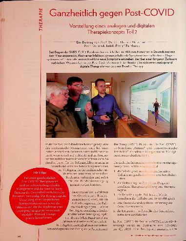 Vorschauseite 1: Ganzheitlich gegen Post-COVID - Vorstellung eines analogen und digitalen Therapiekonzepts Teil 2