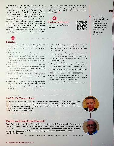 Vorschauseite 6: Ganzheitlich gegen Post-COVID - Vorstellung eines analogen und digitalen Therapiekonzepts Teil 2
