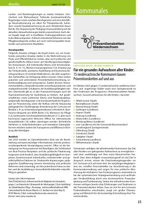 Vorschauseite 2: Präventionsund Unterstützungsansätze für Auszubildende. Einblicke aus dem Zukunftsbündnis Pflege-, Betreuungsund Gesundheitsfachberufe NRW