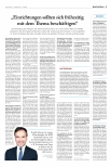 Vorschauseite 1: „Einrichtungen sollten sich frühzeitig mit dem Thema beschäftigen.“