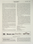 Vorschauseite 1: Corrected: Neues aus Berlin