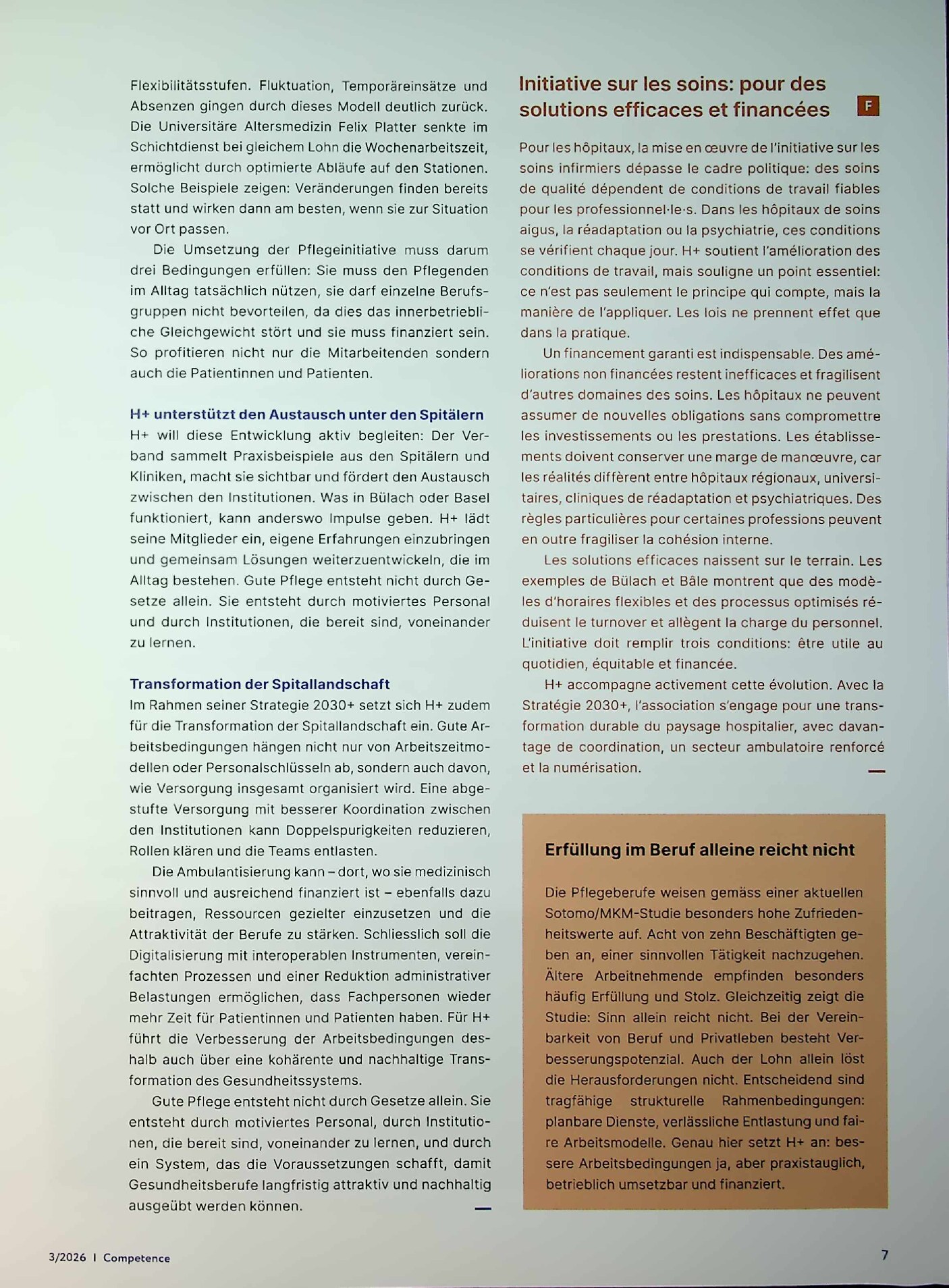 Vorschauseite 2: Lösungen, die funktionieren und finanziert sind