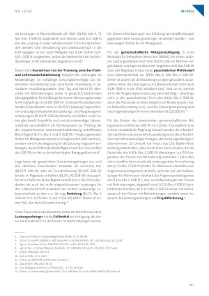 Vorschauseite 2: Vererbbarkeit von Eingliederungshilfe – Kosten für Mittagessen im Bermudadreieck zwischen Sozialund Eingliederungshilfe