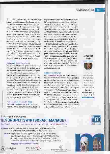 Vorschauseite 2: Darf die Forschung eine Frage des Geldes sein?