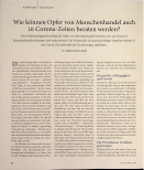 Vorschauseite 1: Wie können Opfer von Menschenhandel auch in Corona-Zeiten beraten werden?