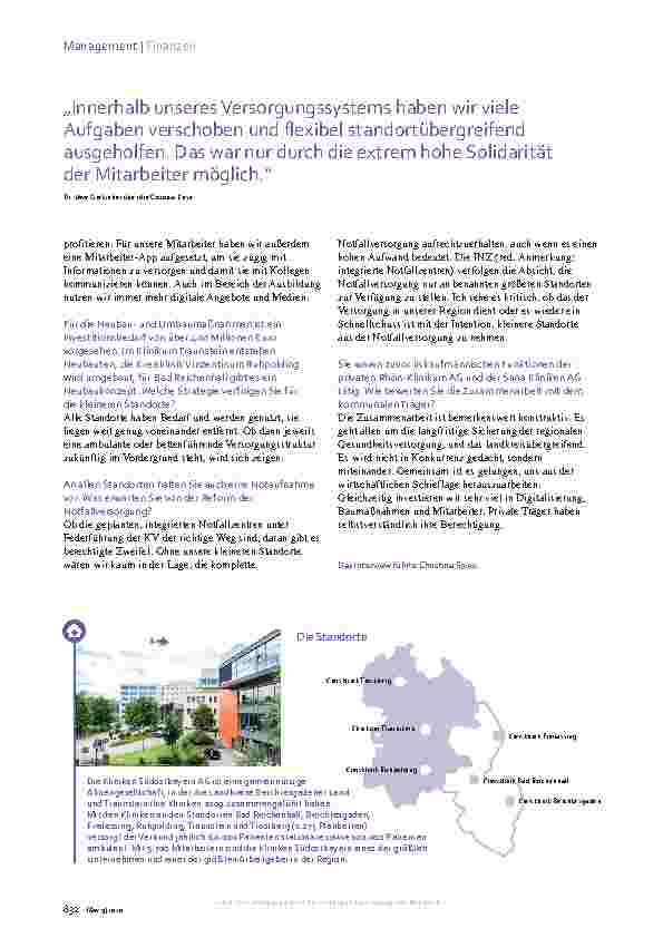 Vorschauseite 3: Bilanzgespräch „Wir sind sehr prozessaffin“