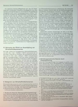 Vorschauseite 3: Wirtschaftlichkeitsreserven gern. §14 Abs. 5 AKI-BRE i. V. m. § 1 SGB V