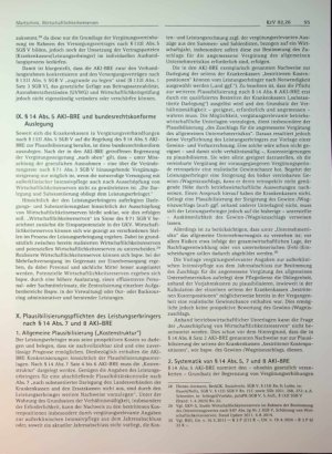 Vorschauseite 5: Wirtschaftlichkeitsreserven gern. §14 Abs. 5 AKI-BRE i. V. m. § 1 SGB V