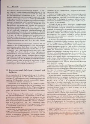 Vorschauseite 6: Wirtschaftlichkeitsreserven gern. §14 Abs. 5 AKI-BRE i. V. m. § 1 SGB V