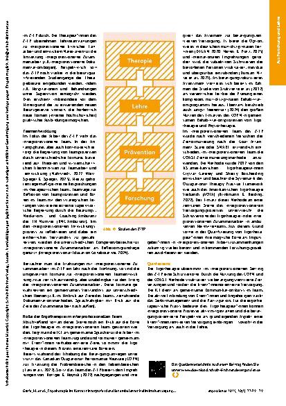 Vorschauseite 3: Ergotherapie im Kontext interprofessioneller ambulanter Heilmittelversorgung – Einblicke in ein Reallabor an der FH Münster