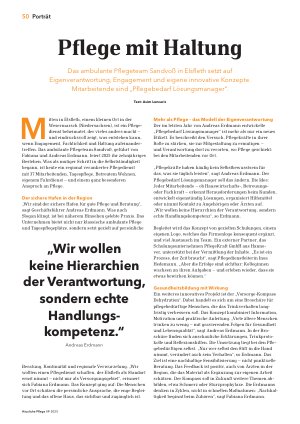 Vorschauseite 1: Pflege mit Haltung