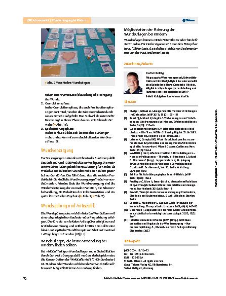 Vorschauseite 3: Kindliche Wunden versorgen
