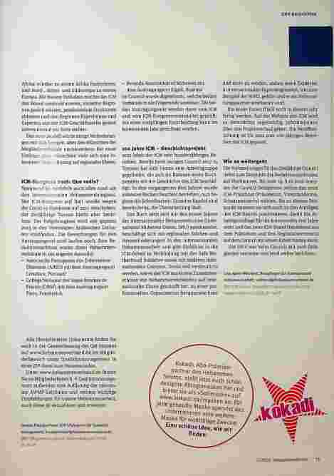 Vorschauseite 2: 3 ICM-Rat: Strategieentwicklung für die nächsten drei Jahre Hebammenpolitik und Verbandsarbeit im globalen Kontext
