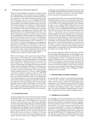 Vorschauseite 5: Rechtliche Anforderungen an ärztliche Stellungnahmen im Betreuungsund Unterbringungsrecht