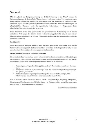 Vorschauseite 3: Änderungen 2026 im SGB XI