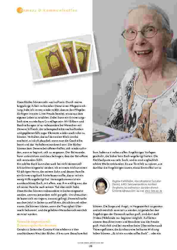 Vorschauseite 3: Erinnerungsbücher schaffen Nähe