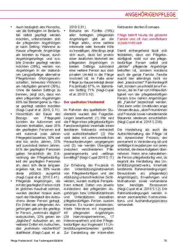 Vorschauseite 4: Angehörigenpflege in Österreich