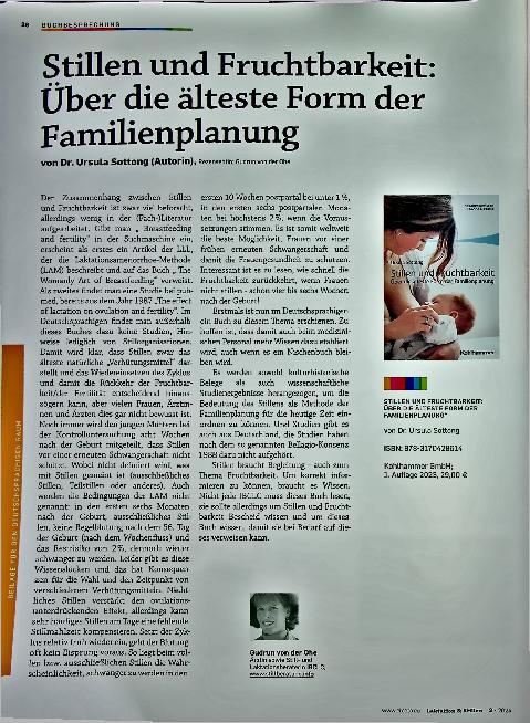 Vorschauseite 1: Stillen und Fruchtbarkeit: Über die älteste Form der Familienplanung