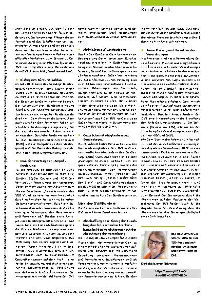 Vorschauseite 2: Wir engagieren uns für Sie! Bürokratieabbau