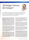 Vorschauseite 1: "Richtiger Einsatz der Jungen"