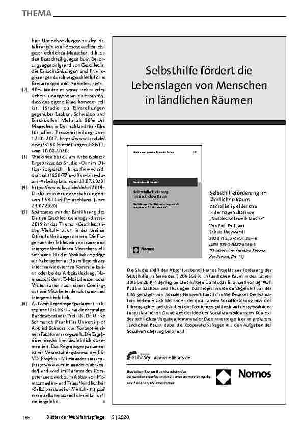 Vorschauseite 4: Regenbogenkompetenz: Sexuelle Vielfalt als Thema für die Wohlfahrtspflege