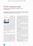 Vorschauseite 1: Für mehr „Innovationen im Kopf".