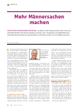 Vorschauseite 1: Mehr Männerachen machen