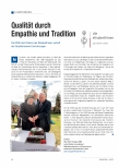 Vorschauseite 1: Qualität durch Empathie und Tradition