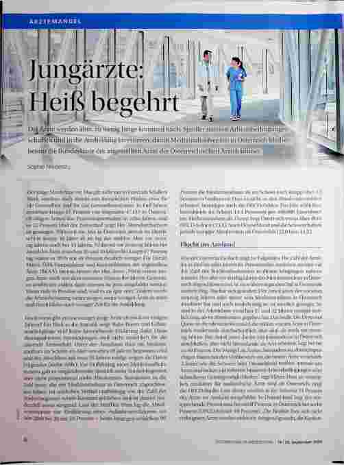 Vorschauseite 1: Jungärzte: Heiß begehrt