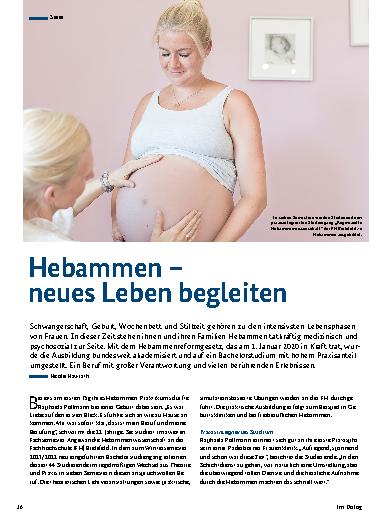 Vorschauseite 1: Hebammen – neues Leben begleiten