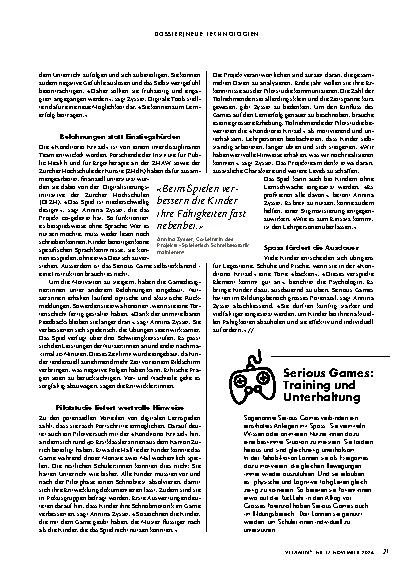 Vorschauseite 2: Im Spiel übt sich das Schreiben leichter.