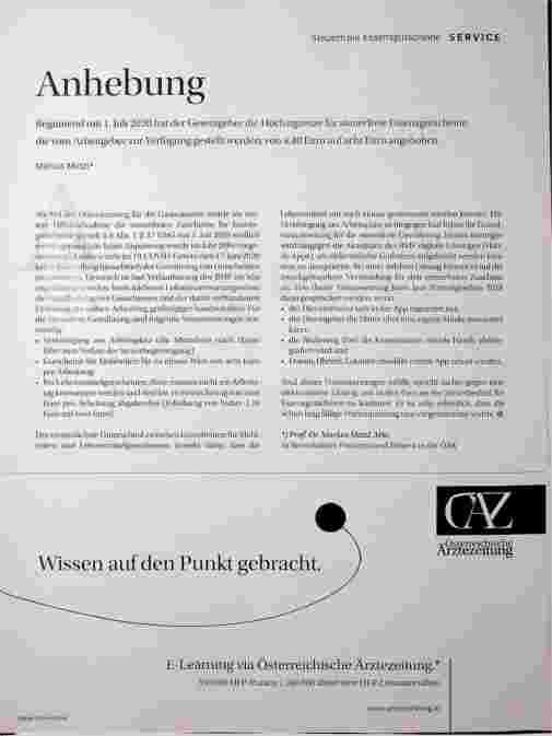 Vorschauseite 2: Lohnsteuertarifsenkung 2020