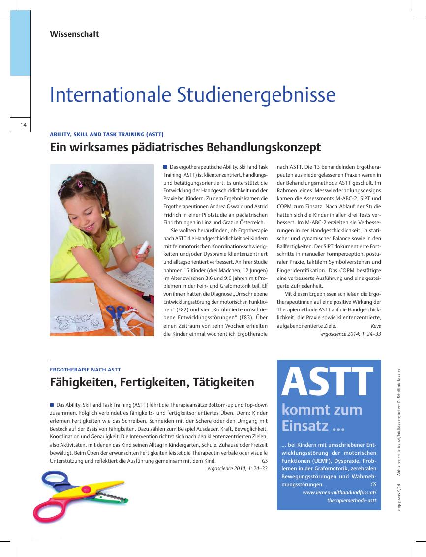 Vorschauseite 1: Internationale Studienergebnisse