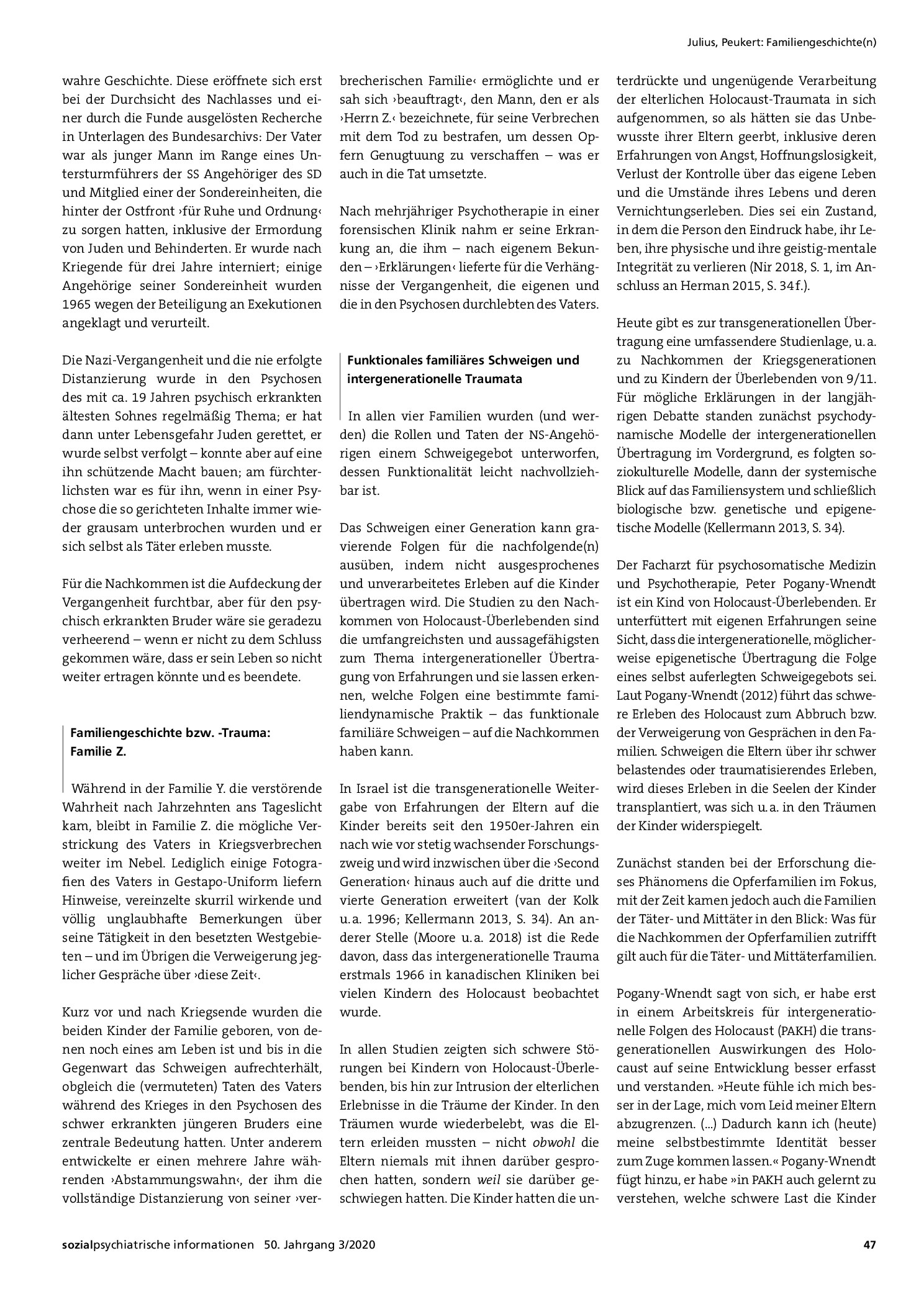 Vorschauseite 2: Familiengeschichte(n): Es ist eine Zeit angekommen … die bringt uns neues Leid