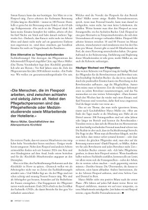 Vorschauseite 3: Mit dem «Flexpool» Personal ressourcen im Betrieb schaffen