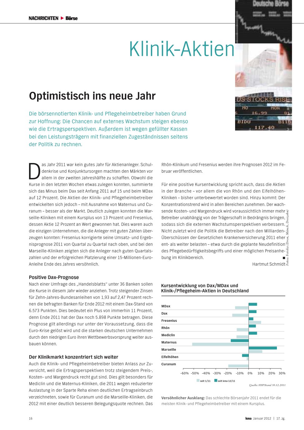 Vorschauseite 1: Optimistisch ins neue Jahr