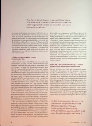 Vorschauseite 3: Elementare Gesten sorgender Gemeinschaften. Von der Alltagssolidarität bis zum politischen Rahmen