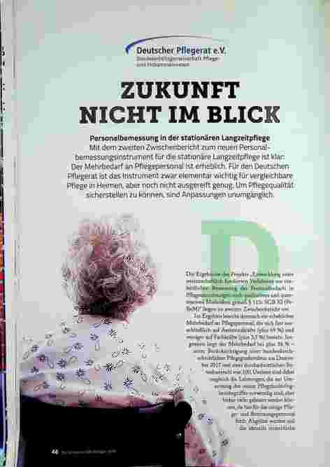 Vorschauseite 1: Zukunft nicht im Blick
